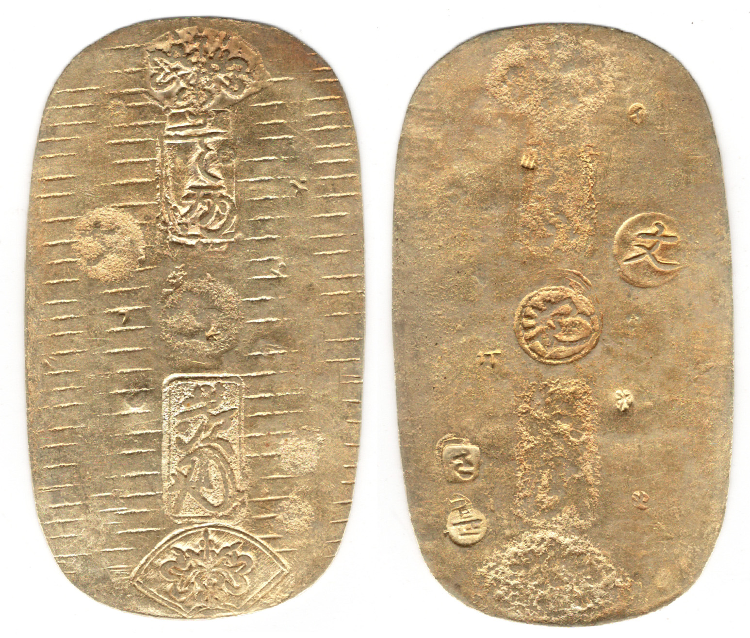 №22　元文小判金　異式槌目