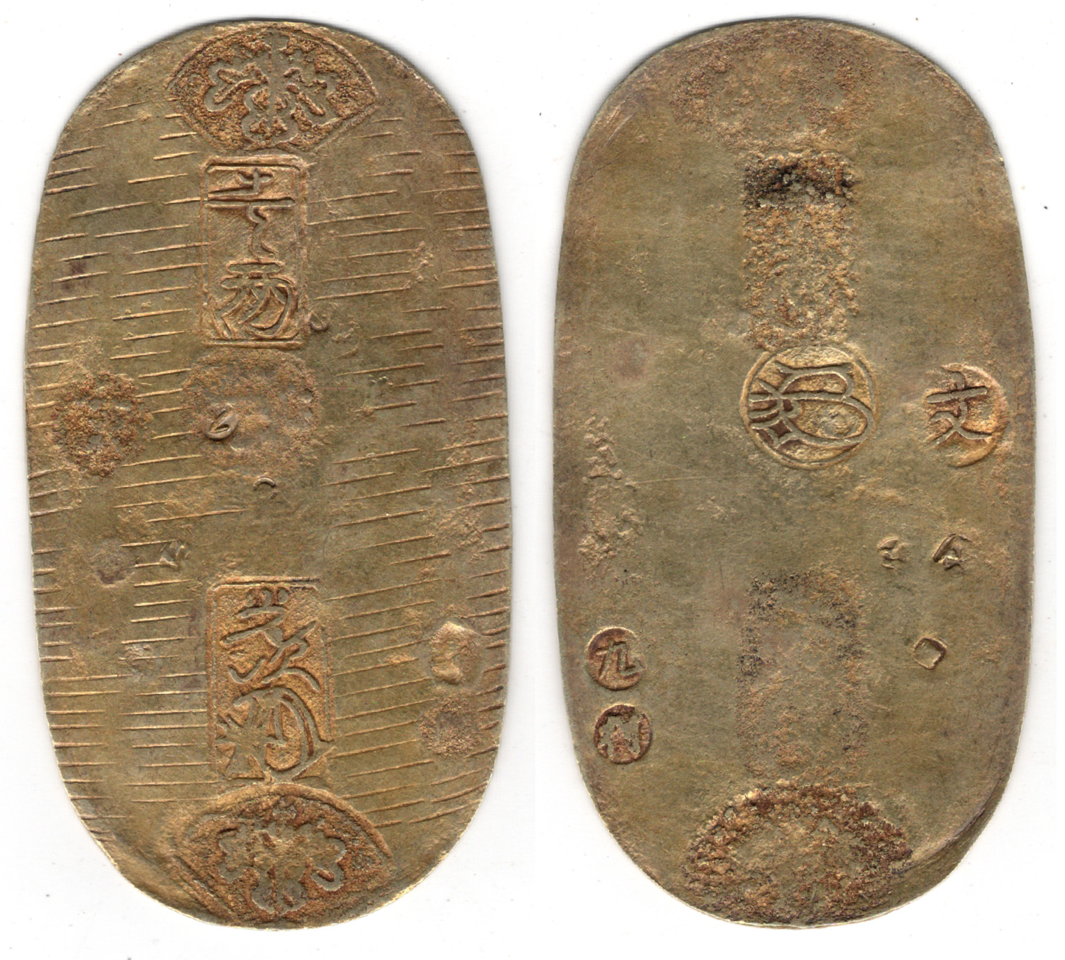 №24　元文小判金　九村